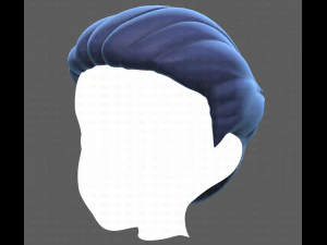 Base Hair for Boy V12 3D Model