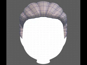 Base Hair for Boy V12 3D Model