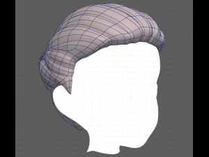 Base Hair for Boy V12 3D Model
