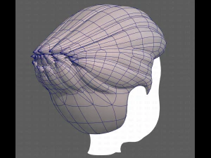 Base Hair for Boy V12 3D Model