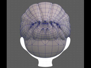 Base Hair for Boy V12 3D Model
