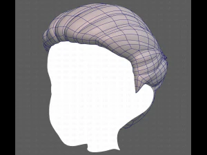 Base Hair for Boy V12 3D Model