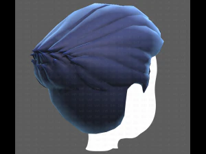 Base Hair for Boy V12 3D Model