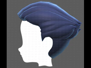 Base Hair for Boy V12 3D Model