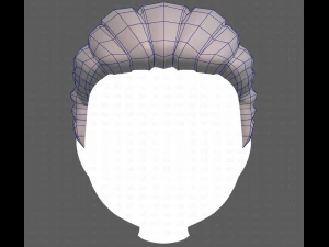 Base Hair for Boy V12 3D Model