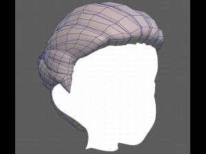 Base Hair for Boy V12 3D Model