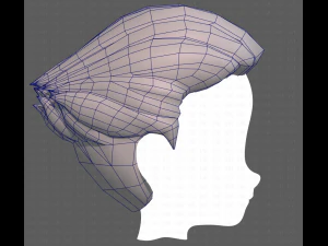 Base Hair for Boy V12 3D Model