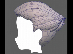 Base Hair for Boy V12 3D Model