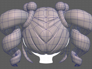 Base Hair for girl V13 3D Model