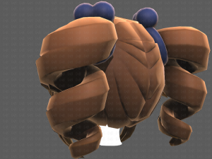 Base Hair for girl V13 3D Model