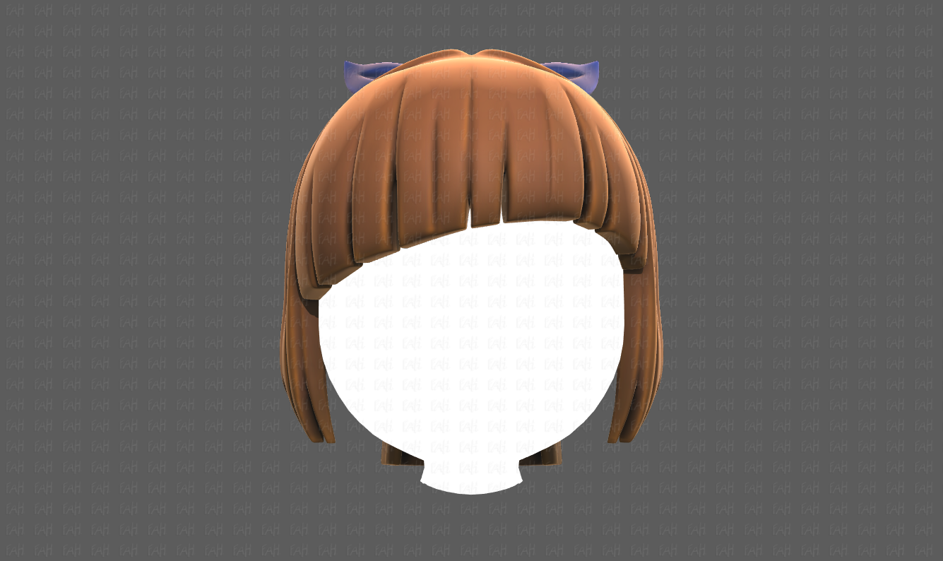 Base Hair for girl V25 3D Model in Clothing 3DExport