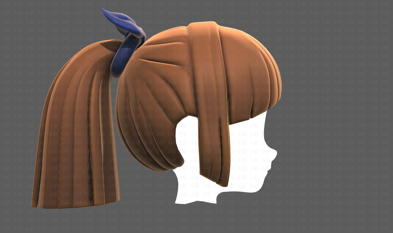 Base Hair for girl V25 3D Model in Clothing 3DExport
