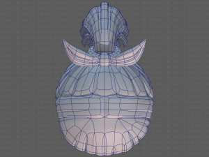 Base Hair for girl V14 3D Model