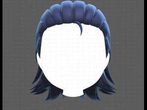 Base Hair for Boy V13 3D Model