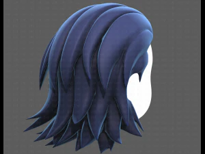 Base Hair for Boy V13 3D Model