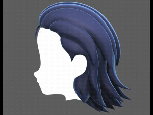 Base Hair for Boy V13 3D Model