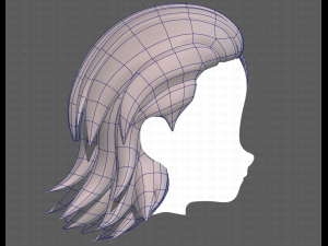 Base Hair for Boy V13 Model 3D