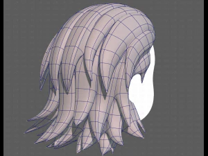 Base Hair for Boy V13 3D Model