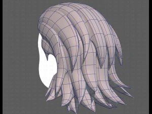Base Hair for Boy V13 3D Model