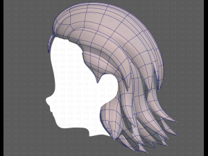 Base Hair for Boy V13 Model 3D