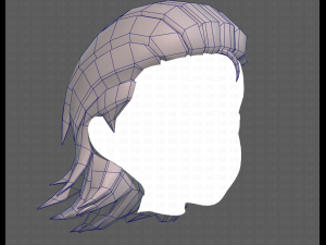 Base Hair for Boy V13 Model 3D