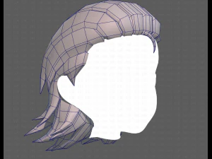 Base Hair for Boy V13 3D Model