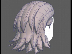 Base Hair for Boy V13 3D Model