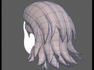 Base Hair for Boy V13 3D Model