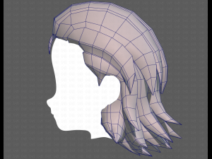 Base Hair for Boy V13 Model 3D