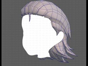Base Hair for Boy V13 Model 3D