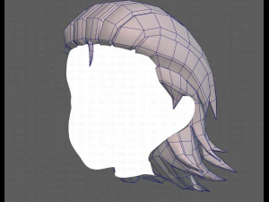 Base Hair for Boy V13 3D Model