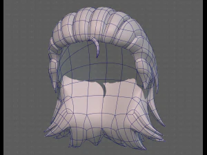Base Hair for Boy V13 3D Model