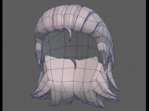 Base Hair for Boy V13 3D Model