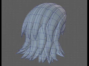 Base Hair for Boy V13 3D Model
