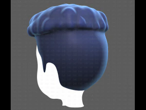 Base Hair for Boy V14 3D Model