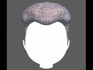 Base Hair for Boy V14 Modèle 3D