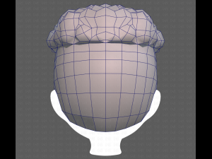 Base Hair for Boy V14 Modèle 3D