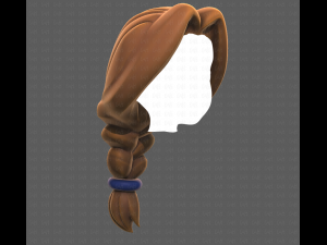 Base Hair for girl V16 3D मॉडल