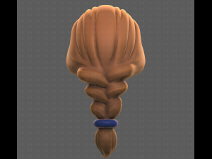 Base Hair for girl V16 3D मॉडल