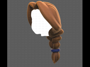 Base Hair for girl V16 3D मॉडल
