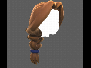 Base Hair for girl V16 3D मॉडल