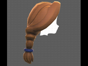 Base Hair for girl V16 3D मॉडल