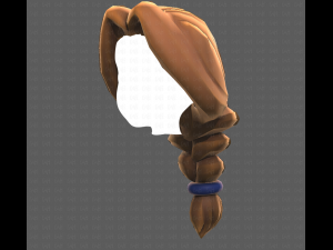 Base Hair for girl V16 3D मॉडल