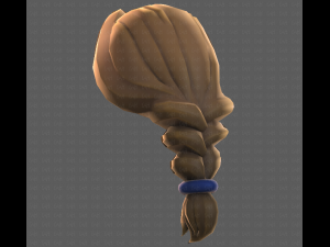 Base Hair for girl V16 3D मॉडल