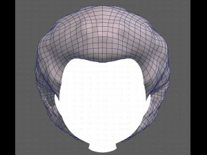 Base Hair for Boy V15 3D Model