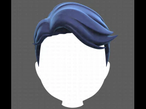 Base Hair for Boy V16 3D Model