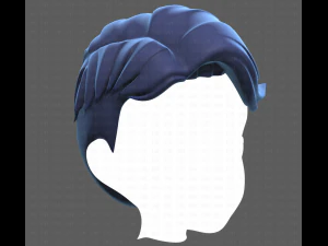 Base Hair for Boy V16 3D Model
