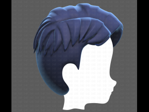Base Hair for Boy V16 3Dモデル