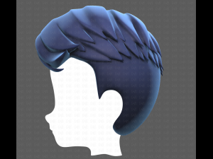 Base Hair for Boy V16 3Dモデル