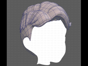Base Hair for Boy V16 3Dモデル